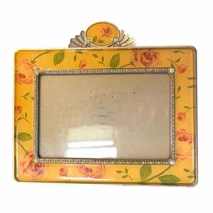 Thompson Floral 5x7 Yellow Pink Green Frame Spring Flowers